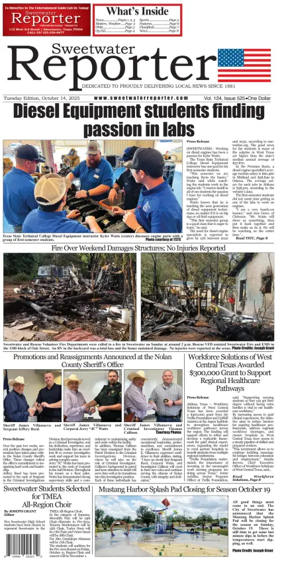 Cover of Sweetwater Reporter