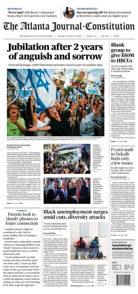 Cover of The Atlanta Journal-Constitution