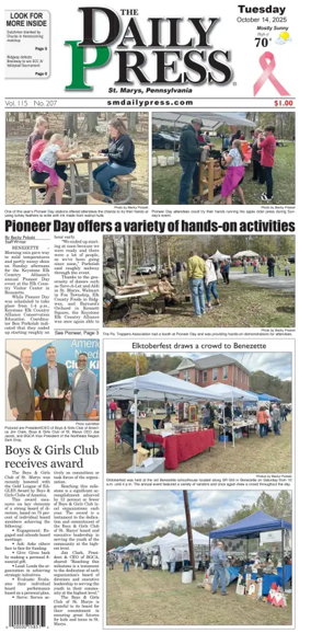 Cover of The Daily Press