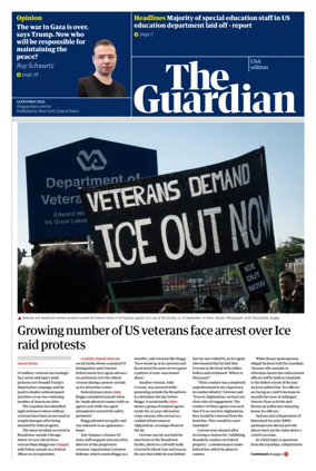 Cover of The Guardian (USA)
