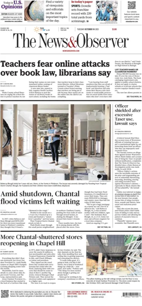 Cover of The News & Observer