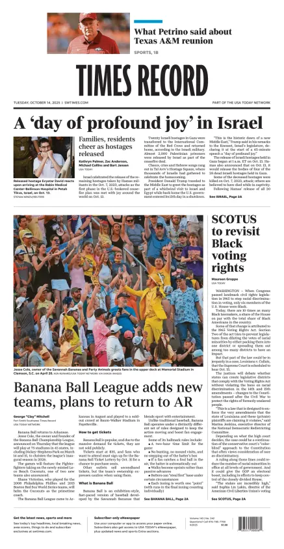 Cover of Times Record (Ft. Smith Southwest)