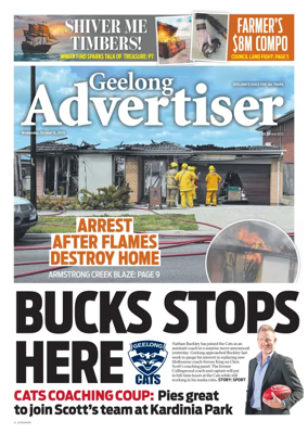 Cover of Geelong Advertiser