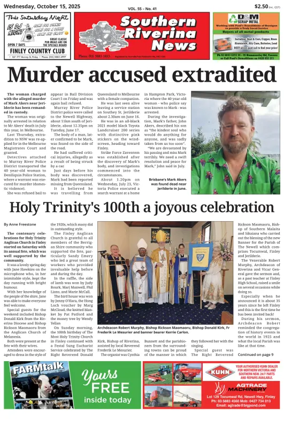 Cover of Southern Riverina news