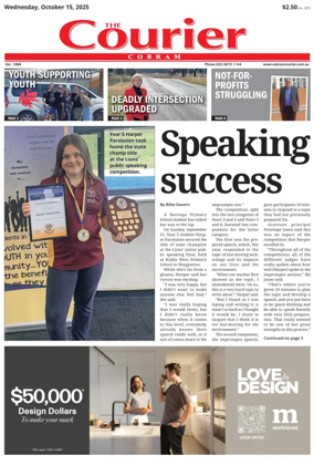 Cover of The Cobram Courier