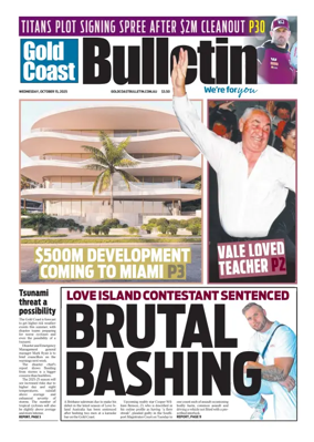 Cover of The Gold Coast Bulletin