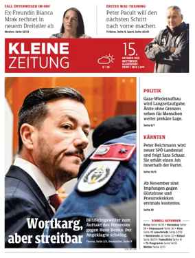 Cover of Kleine Zeitung Kaernten