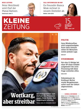 Cover of Kleine Zeitung Steiermark