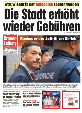 Cover of Kronen Zeitung