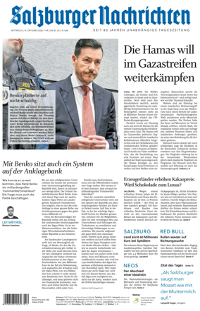 Cover of Salzburger Nachrichten