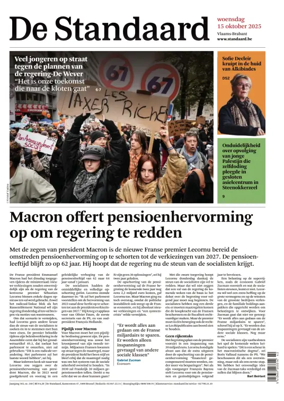 Cover of De Standaard