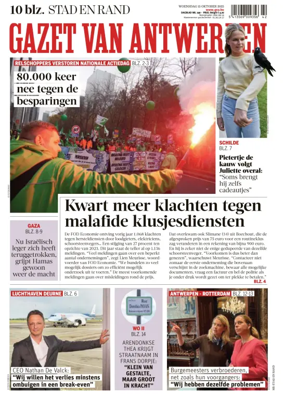 Cover of Gazet van Antwerpen Metropool Stad