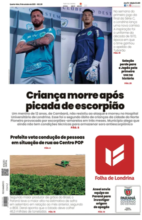 Cover of Folha de Londrina