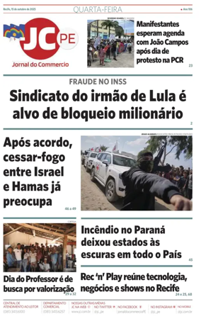 Cover of Jornal do Commercio