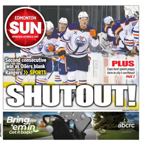 Cover of Edmonton Sun