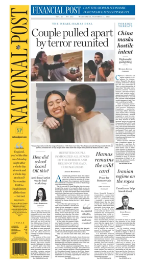Cover of National Post - (National Edition)