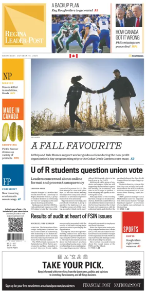 Cover of Regina Leader-Post