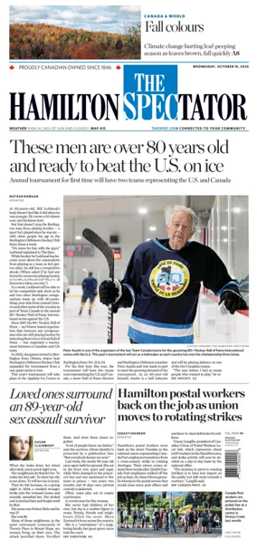 Cover of The Hamilton Spectator