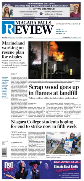 Cover of The Niagara Falls Review