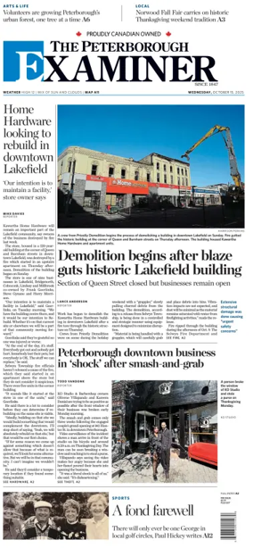 Cover of The Peterborough Examiner