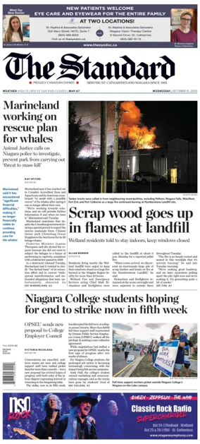 Cover of The Standard (St. Catharines)