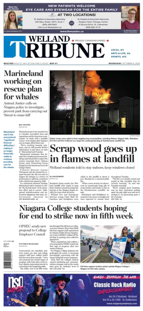 Cover of The Welland Tribune