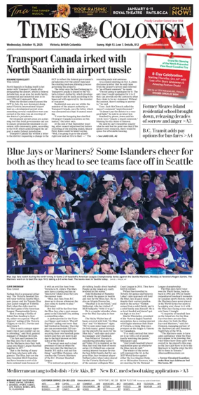 Cover of Times Colonist
