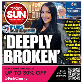 Cover of Toronto Sun