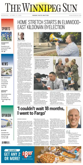 Cover of Winnipeg Sun