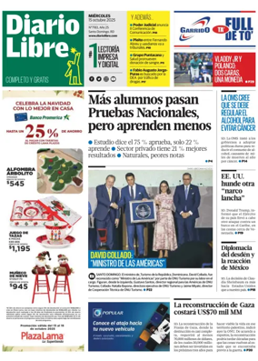 Cover of Diario Libre (Republica Dominicana)