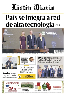 Cover of Listin Diario