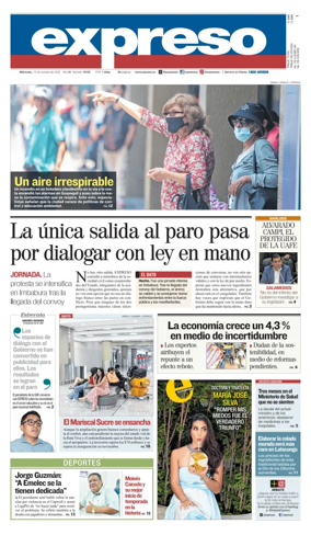 Cover of Diario Expreso