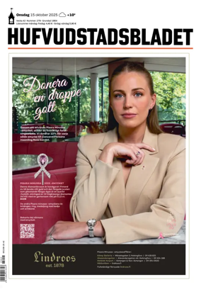 Cover of Hufvudstadsbladet