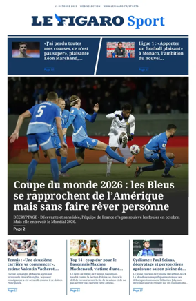 Cover of Le Figaro Sport