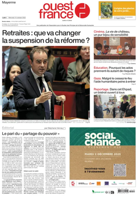 Cover of Ouest France (Laval)