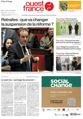 Cover of Ouest France (Pays d'Auge)