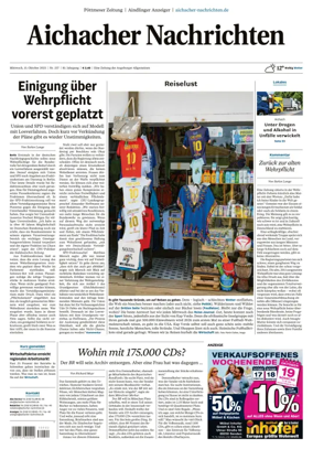 Cover of Aichacher Nachrichten