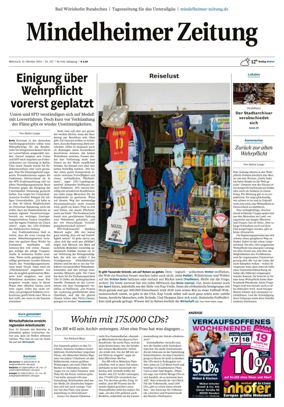 Cover of Mindelheimer Zeitung