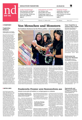 Cover of Neues Deutschland