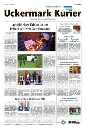 Cover of Prenzlauer Zeitung