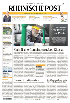 Cover of Rheinische Post - Mönchengladbach and Korschenbroich