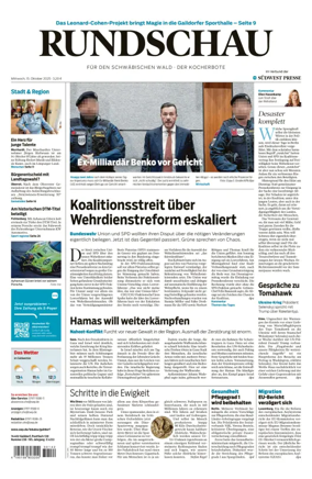 Cover of Rundschau für den Schwäbischen Wald – Der Kocherbote