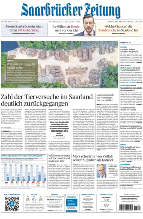Cover of Saarbruecker Zeitung