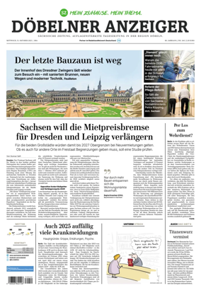 Cover of Sächsische Zeitung (Döbeln)