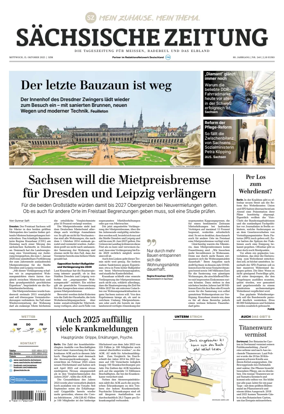 Cover of Sächsische Zeitung  (Meißen)