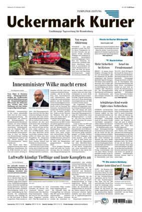 Cover of Templiner Zeitung