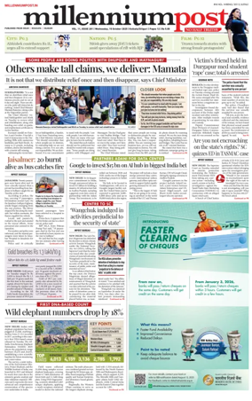 Cover of Millennium Post (Kolkata)