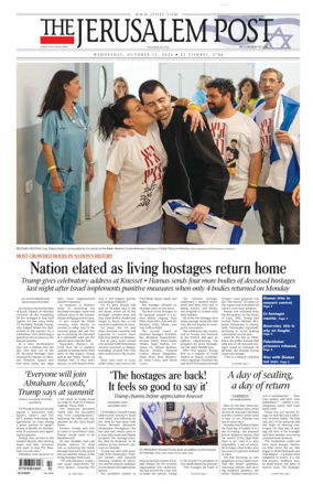 Cover of Jerusalem Post