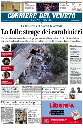 Cover of Corriere del Veneto (Padova e Rovigo)