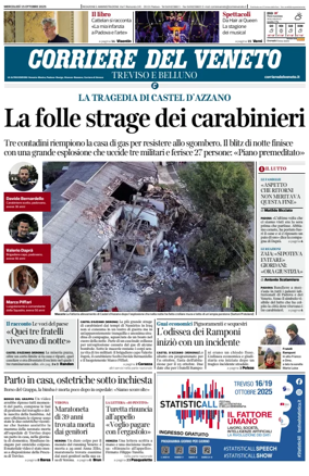Cover of Corriere del Veneto (Treviso e Belluno)